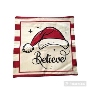 4pc set. Christmas Throw Pillow Covers.